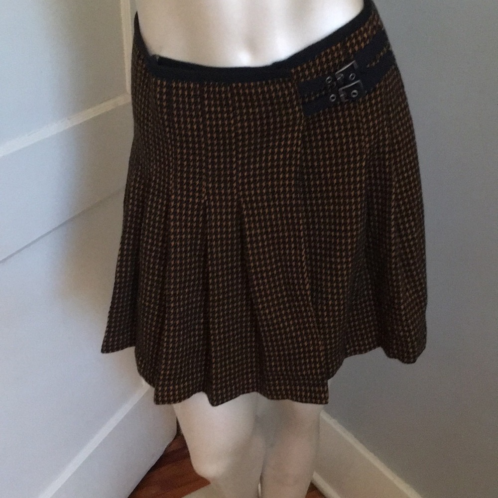Free people NWT short buckled wrap skirt